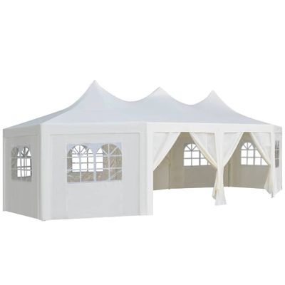 vidaXL Altánok 834x448x320 cm biely
