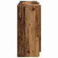 vidaXL Recepčný stôl staré drevo 180x50x103,5 cm kompozitné drevo