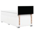 vidaXL Boxspring posteľ s matracom biela 80x200 cm umelá koža