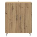 vidaXL Servírovacia skriňa Remeselný dub 69,5 x 34 x 90 cm