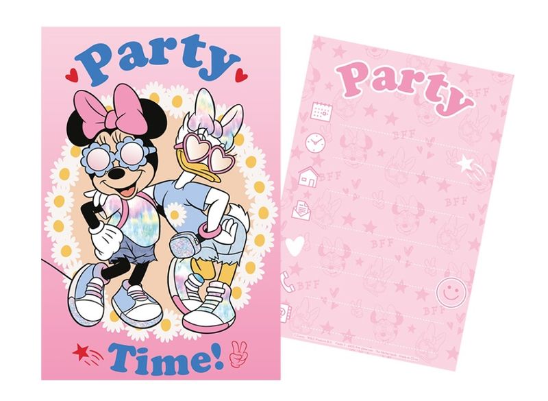 Sada párty 5 pozvánok + 5 obálok Minnie