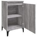 vidaXL Nočné stolíky 2 ks sivé sonoma 40x35x70 cm spracované drevo
