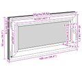 vidaXL Otočné a sklopné okno do suterénu RISOR 100 x 50 cm PVC a sklo