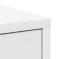 vidaXL Komoda so zásuvkami a dvierkami, biela 70,5x34x74,5 cm