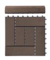 Prechodová lišta G21 pre WPC dlaždice indický teak pre WPC dlaždice, 30 x 7,5 cm rovná