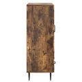 vidaXL Servírovacia skriňa so zásuvkou Dymový dub 66 x 34,5 x 95 cm