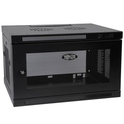 Skriňa SmartRack 6U, Mini Rack, Š = 600mm, Hl = 550mm, hĺbka pre prepínače, montáž na stenu