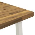 vidaXL Štvorcový jedálenský stôl 160 x 70 x 75 cm Pevné akáciové drevo