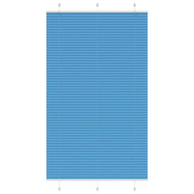 vidaXL Plisovaná roleta modrá 120x200 cm, šírka látky 119,4 cm, polyester