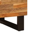 vidaXL TV skrinka Hnedá 80 x 33 x 46 cm Masívne mango drevo