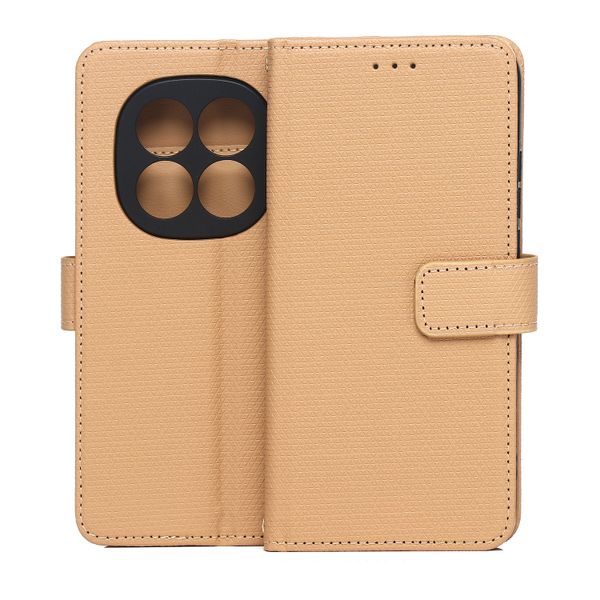 Puzdro Smart Triangle pre Xiaomi Redmi Note 15 Pro Plus 5G hnedé