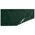 vidaXL Podložka s vankúšom HEERLEN 6 ks Tmavozelená Zamat