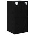vidaXL Zostava TV skriniek 37 x 37 x 72 cm Čierny dub Kompozitné drevo