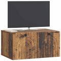 vidaXL Nástenná TV skrinka Nástenný Staré drevo 59,5 x 41 x 30 cm