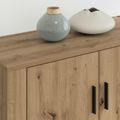vidaXL Nástenný TV kabinetový set 2 ks Remeselný dub Kompozitné drevo