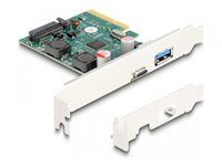 PCI Express x4 karta na 1 x externý USB