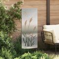 vidaXL Záhradná clona na súkromie Rezací Strieborná 50 x 140 cm