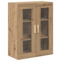 vidaXL Highboard Remeselný dub 69,5 x 34 x 180 cm