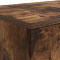 vidaXL Konferenčný stolík Dymový dub 102 x 35 x 75 cm Kompozitné drevo