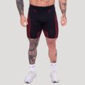 Bezšvové šortky OG1 Black/Red - GymBeam, veľkosť XL