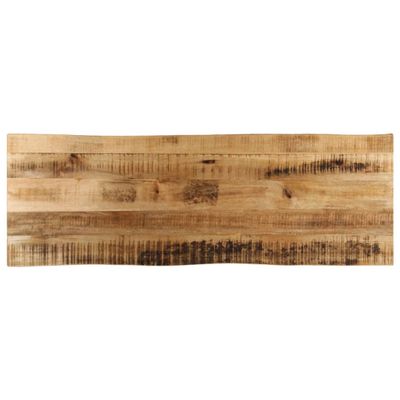vidaXL Stolová doska živá hrana 120x40x2,5 cm masívny surový mangovník