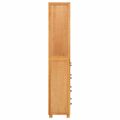 vidaXL Súprava úložného nábytku 2 ks Prírodná 80 x 35 x 185 cm