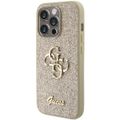 Puzdro Guess pre iPhone 15 Pro 6,1" GUHCP15LHG4SGD zlatá HC Fixed Glitter Big 4G