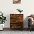 vidaXL Komoda dymový dub 60x35x70 cm spracované drevo