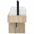 vidaXL Set kabinetov do kúpeľne 3 ks Dub sonoma 53 x 35 x 39 cm
