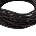 vidaXL Kožená šnúrka 1 Tmavohnedá Ø2,5 mm x 10 m Koža
