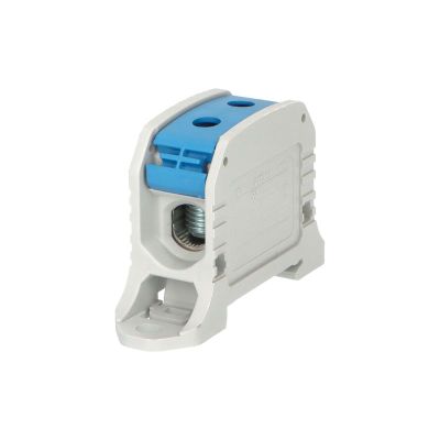Univerzálna svorka RKA 50 N, 150A, 1pól., AL/CU, modrá, na DIN/na panel
