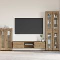 vidaXL Servírovacia skriňa FLORIN 55,5 x 29 x 100 cm Remeselný dub