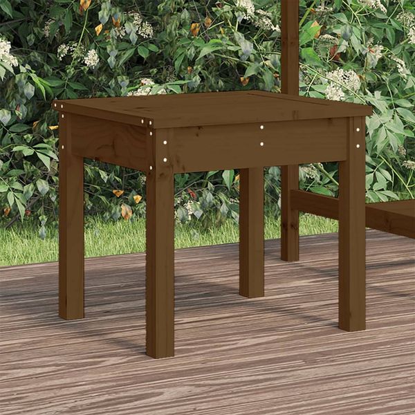 vidaXL Záhradná lavica medovohnedá 50x44x45 cm masívna borovica