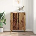 vidaXL Servírovacia skriňa Staré drevo 70 x 34 x 90 cm