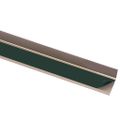 vidaXL Schodové lišty v tvare L 15 ks, hliník 90 cm, hnedé
