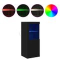 vidaXL LED komoda Čierna 41 x 37 x 100 cm Kompozitné drevo