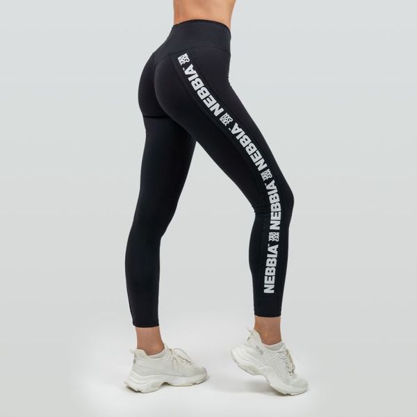 Dámske legíny ICONIC High Waist Black - NEBBIA