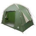 vidaXL Stan chata so strechou Zelená 210 x 210 x 138 cm Polyester