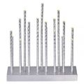 LED svietnik strieborný, 28,5 cm, 3x AA, vnútorný, teplá biela, časovač
