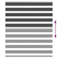 vidaXL Zebra roleta čierna 125x100 cm šírka látky 120,9cm polyester