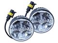 Svetlá denného svietenia 4 HIGH POWER LED 12 V/24 V (kruhové 70 mm)