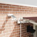 vidaXL Automaticky zaťahovacia markíza s LED hnedá 500x300 cm
