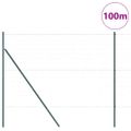 vidaXL Hexagonálny plotový základ 100 x 1,6 m PVC potiahnutá oceľ Sivá