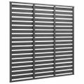 vidaXL Plotový panel, WPC 180x180 cm, sivý
