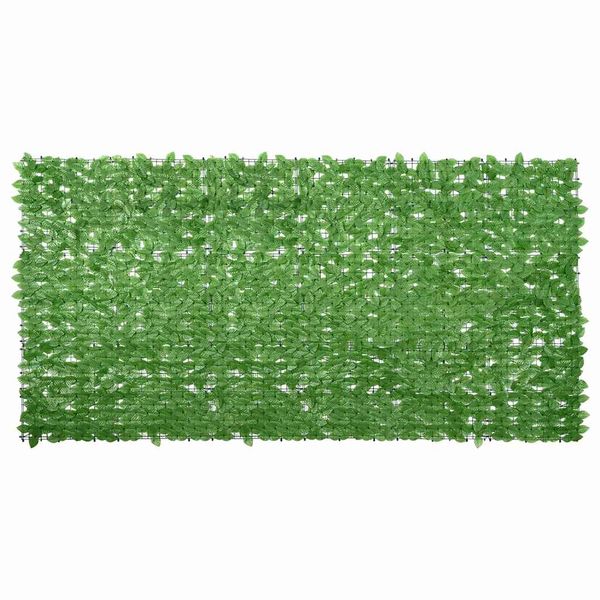 vidaXL Balkónová markíza so zelenými listami 300x150 cm