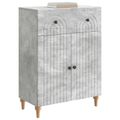 vidaXL Servírovacia skriňa Betónovo sivá 66 x 34,5 x 90 cm