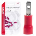 Sada elektrických konektorov 2.8mm 0.5-1.5mm2 10A 10 ks