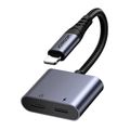 Audio adaptér Ugreen US211 Lightning na audio adaptér Mini Jack 3,5 mm 0,1 m (čierny)