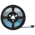 vidaXL LED pás 2 ks Čierna a priehľadná Meď a plast