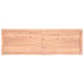 vidaXL Kúpeľňová doska bledohnedá 160x50x(2-6) cm ošetrený masív